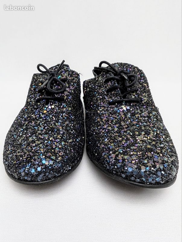 Derbies Femme Paillettes Pointure 37 Texto Chaussures Plates