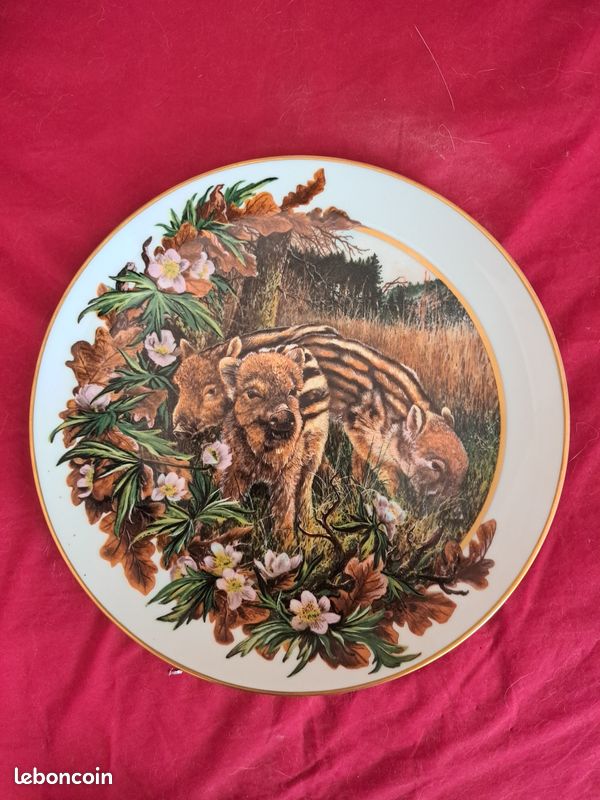 Assiette de collection - Animaux (image 1)