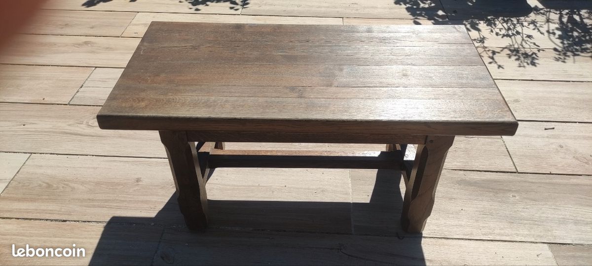 Table basse chêne massif (image 1)