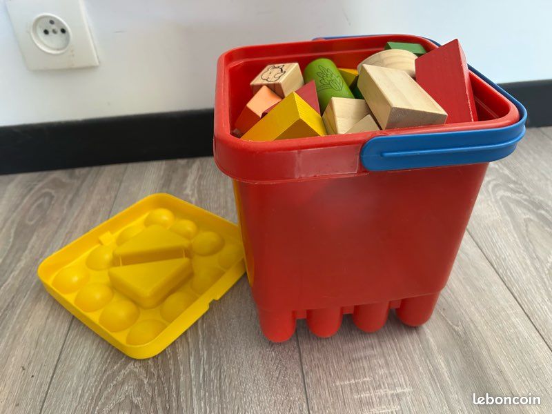 Cubes en bois pour enfants de 12 mois et plus (image 2)