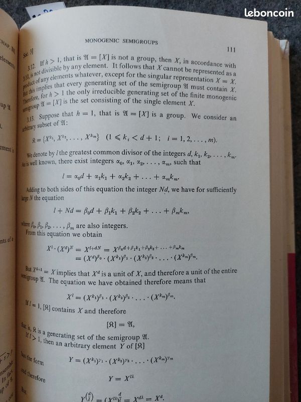 1963 Semigroups. Translations of Mathematical Monographs, Volume 3.
Ljapin, E.S.: (image 3)