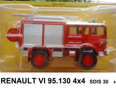 RENAULT VI 95.130 4x4 FPTL Hors route Camiva - Pompier 1/43 EUR 21,00