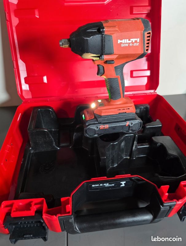 Test complet : Boulonneuse à chocs sans fil HILTI SIW 6-22 NURON