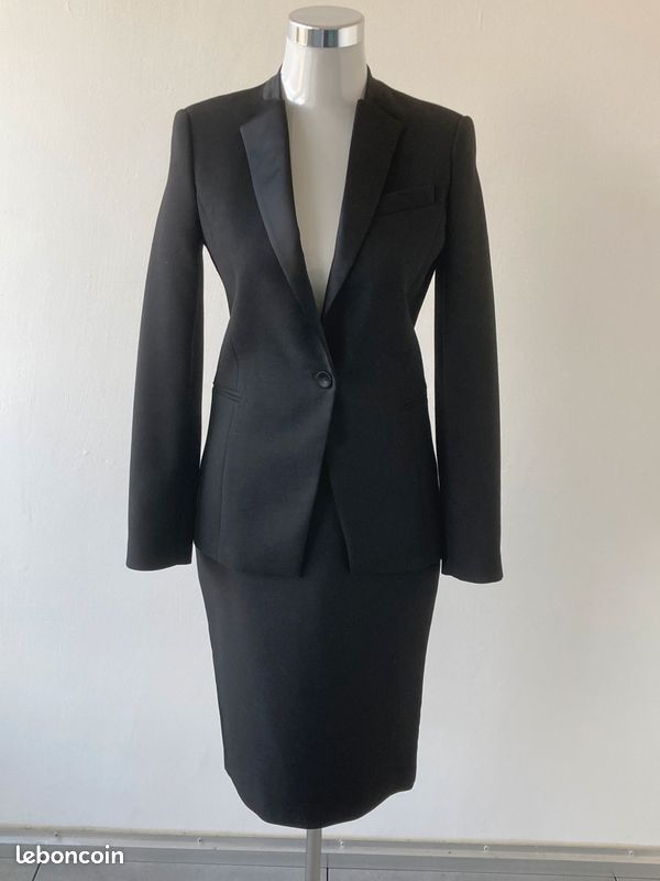Zara costume femme tailleur blazer (taille S) jupe crayon (taille