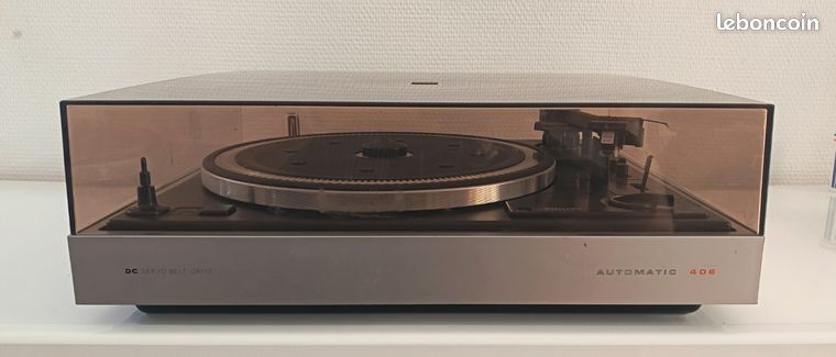 Platine Vinyle Radiola Automatic 406 – Argentée, Vitesses 33/45 Tours – Bon état