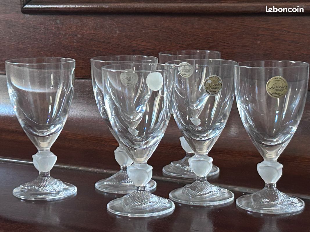 Verres à liqueur Cristal d'Arques (image 1)