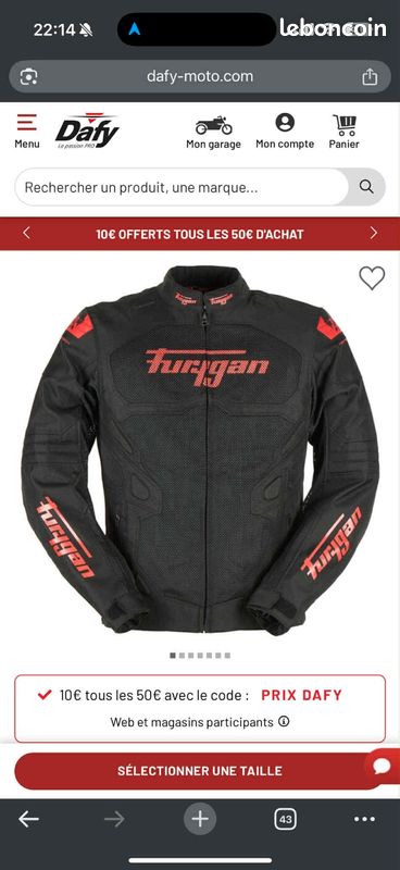 Blouson moto Équipement moto