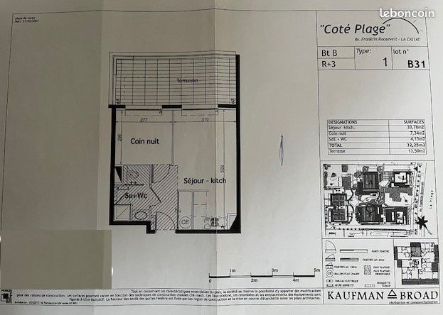 Appartement 2 pièces 32 m² · à La Ciotat · 32,3 m² · 325 000 €