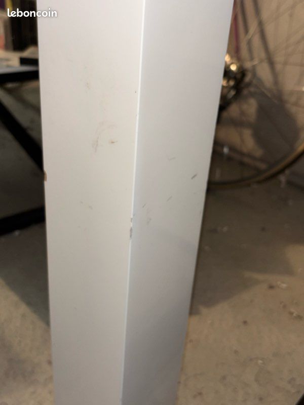 Table à manger blanc laqué (image 6)