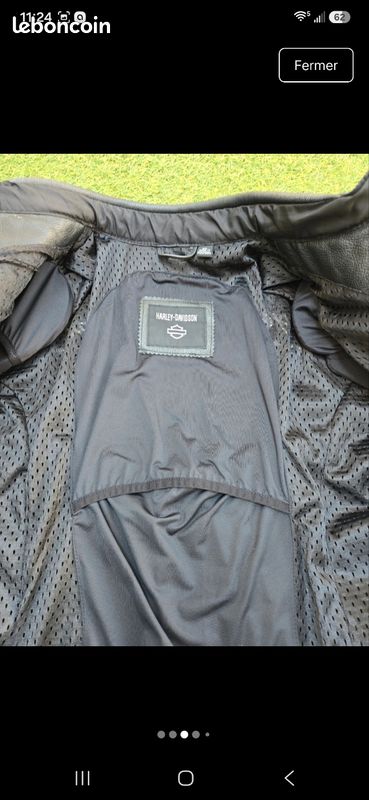 Veste harley cuir (image 2)