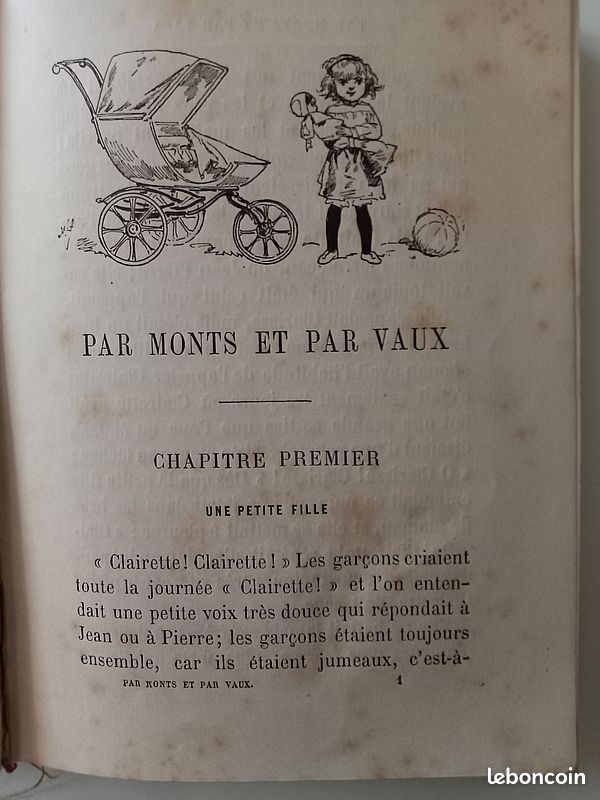 Par Monts et par Vaux par Mme de Witt Bibliothèque des petits enfants daté 1888 (image 6)