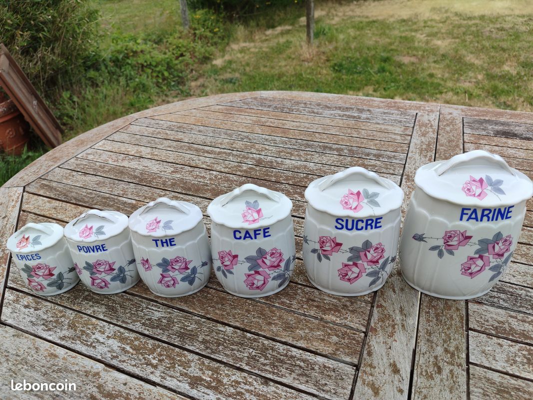 Collection de 6 pots à épices ovale (image 1)