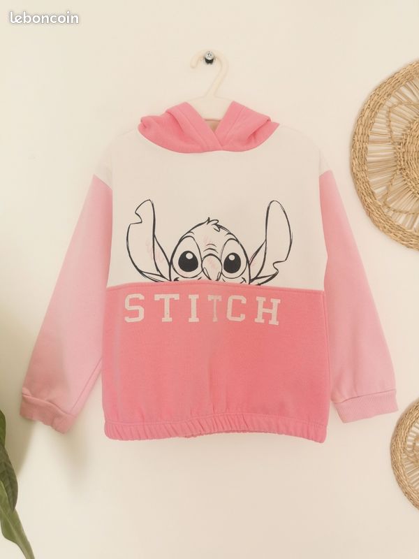 Stitch Orchestra Sweat Fille Sweat à Capuche Avec Motifs Stitch