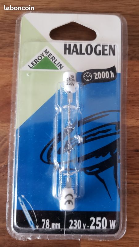 Ampoule halogène 250w (image 1)