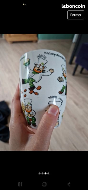 Mug Irlande leprechaun pomme de terre (image 4)