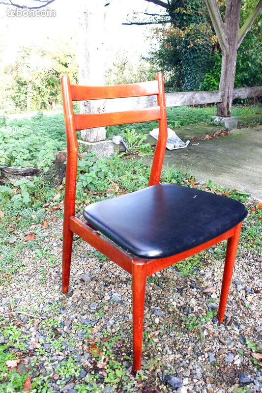 Chaise vintage style scandinave - lot de 6