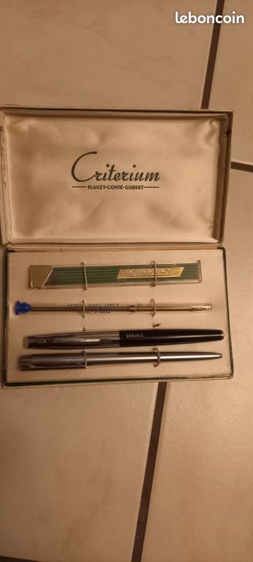 Coffret Criterium - Lot De Stylos à Bille - Idéal école, Bureau Ou Cadeau