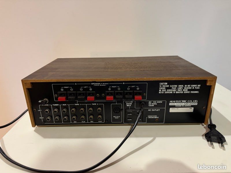 AMPLI AKAI AM-2200 , stéréo amplifier Vintage révisé EUR 100,00 - FR