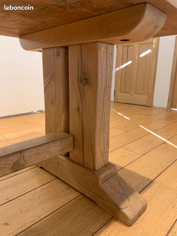 Table Monastère Ancienne en Chêne Massif - 🇫🇷 Fabrication Française (image 6)