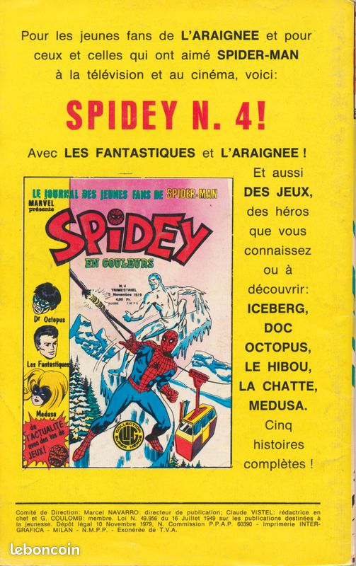 Nova n°22 en très bon état, l'araignée - le surfer d'argent - nova (1979) (image 2)