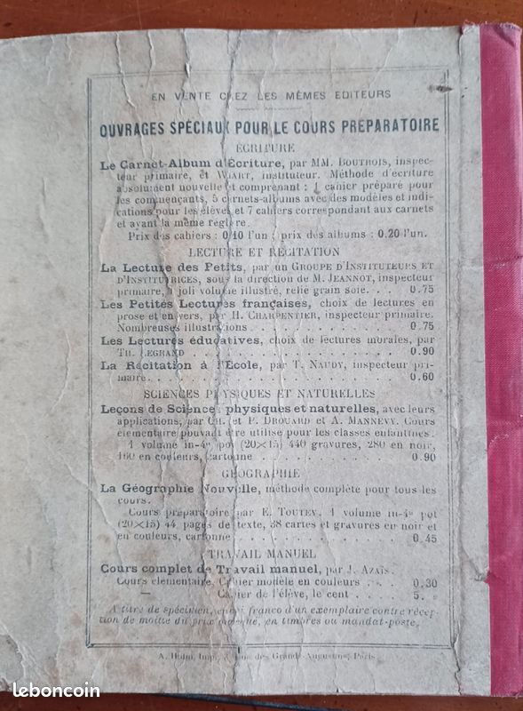 Livre LECTURE, de L'ÉCRITURE de L'ORTHOGRAPHE (image 2)