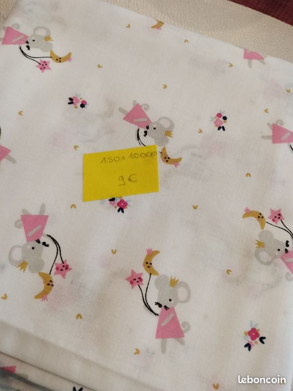 Coupon de tissu coton (image 1)