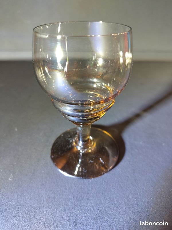 Service en verre fumé vintage – Carafe + 6 verres (image 7)