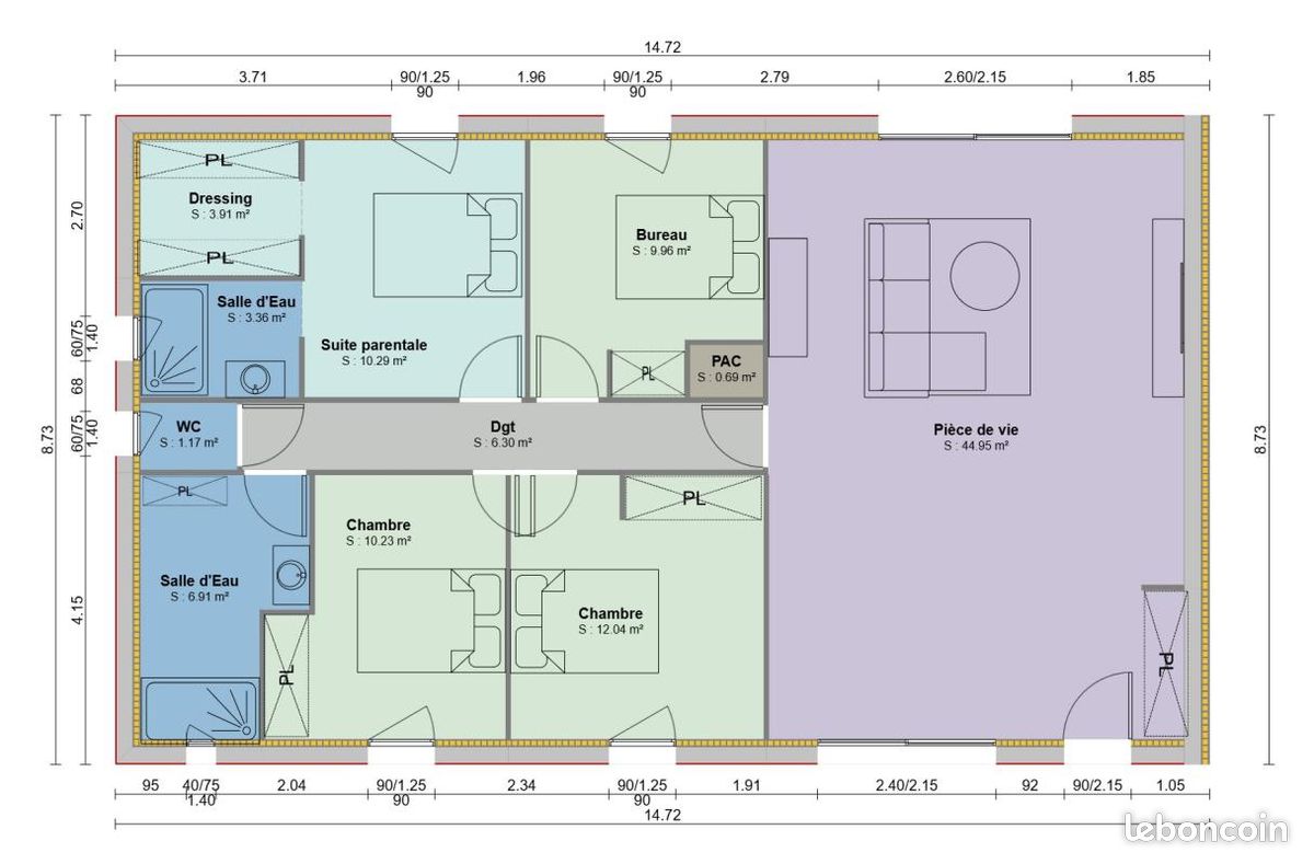 Maison 5 pièces 109 m² (image 4)