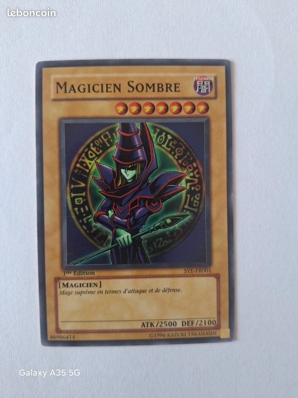 Carte Yu-Gi-Oh Magicien Sombre 1st Ed SYE-FR001 (image 1)