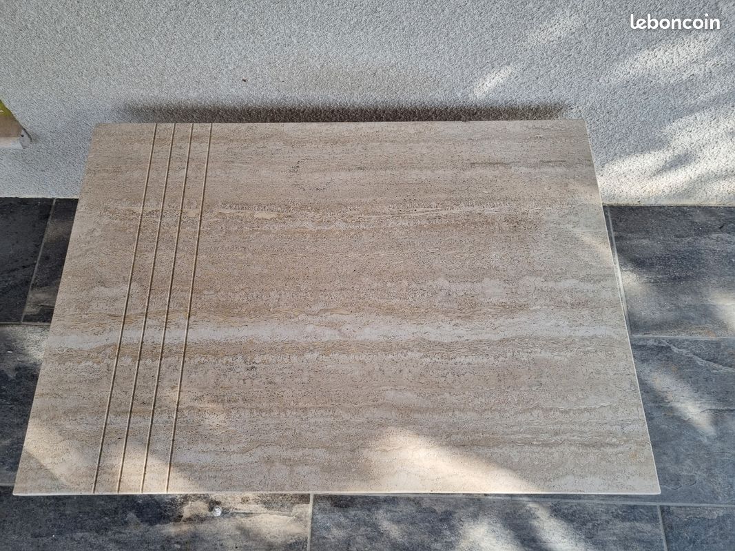 Table basse salon travertin (image 1)