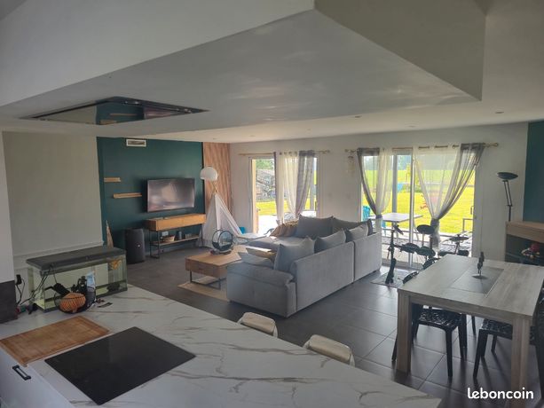 Maison plain-pied 2022 – 116 m² – Vue Pyrénées – Terrain 1600 m²