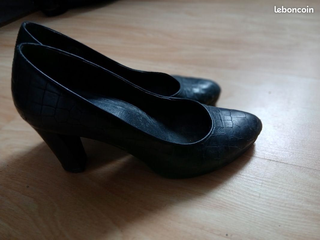 Eram Escarpins Noirs Femme Escarpins Hotesse De L'air Escarpin