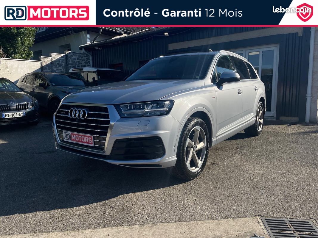 AUDI Q7 V6 TFSI 333 ch QUATTRO 7 PLACES S-LINE - VÉHICULE CONTROLÉ/GARANTI (image 1)