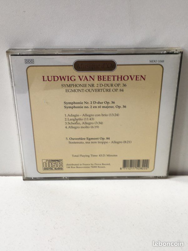 Cd beethoven - symphonie n.2 (image 2)