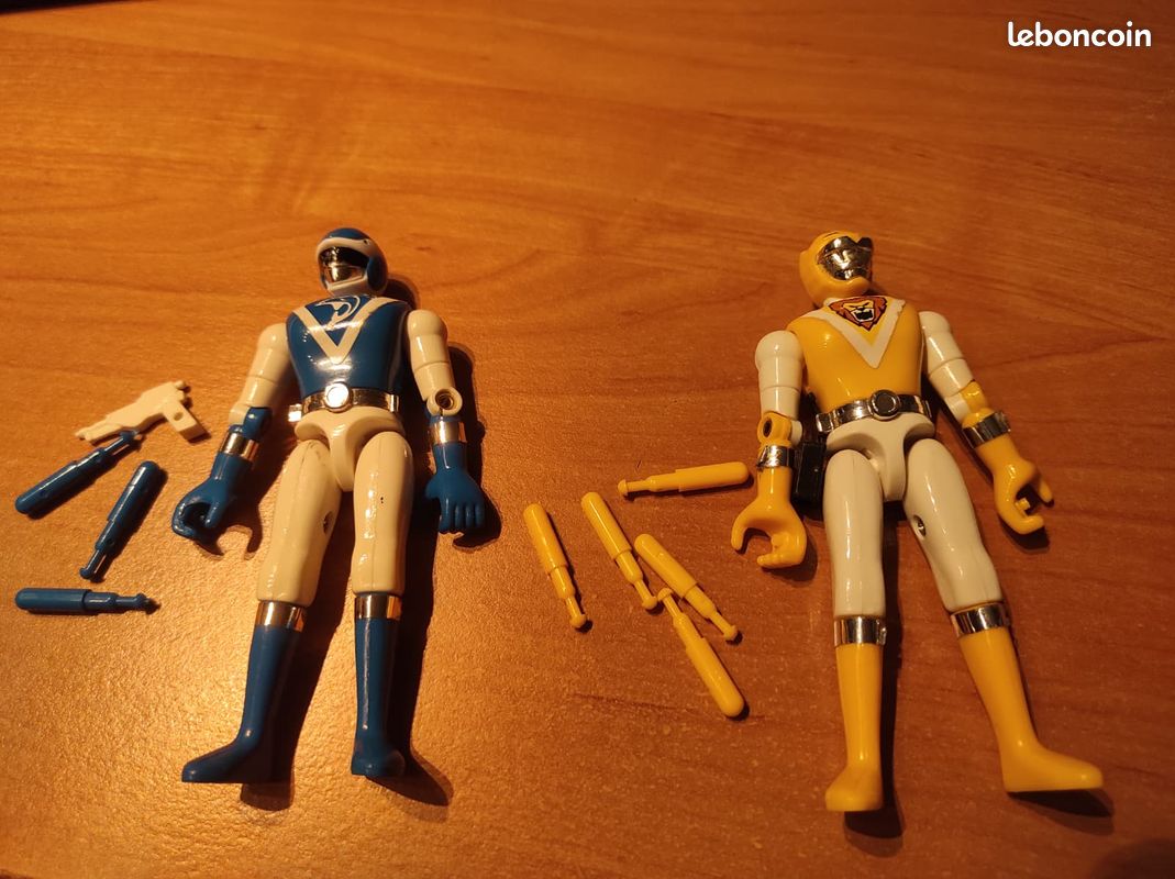 Figurine Force Jaune Bioman (Sentai) Par Bandai - 1984 - Modèle GC-35