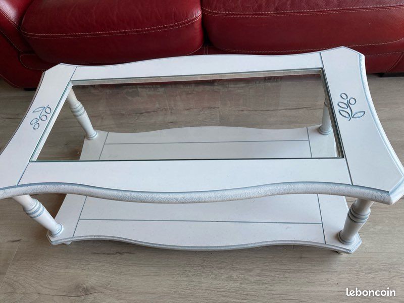 Table basse blanche (image 3)