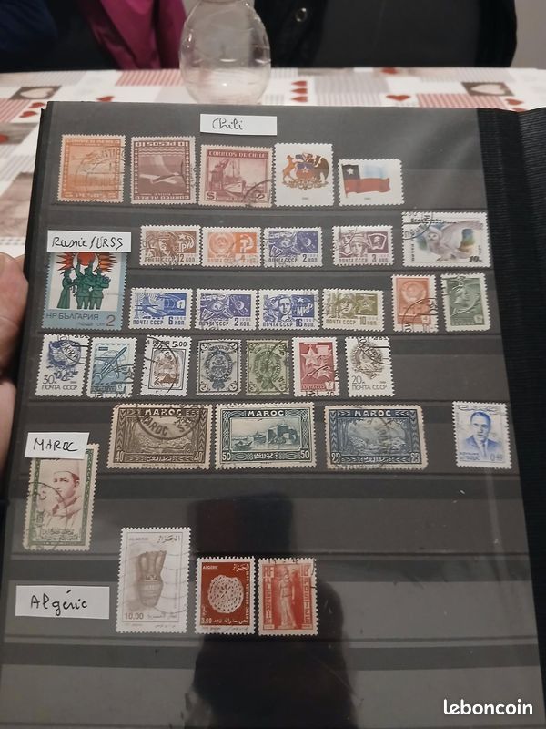 Timbres Danemark, Australie, Norvège, Pays Bas, Chili, Russie, Maroc, Algérie.... (image 5)