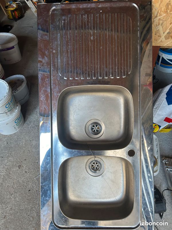 Evier inox (image 1)