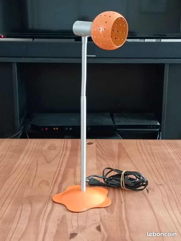Lampe de bureau orange (image 4)