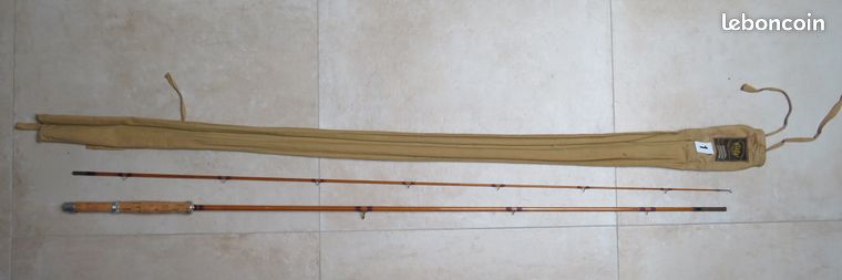CANNE à MOUCHE 7'p Bambou Refendu Fly rod Fishing Bamboo Blank Pezon et
