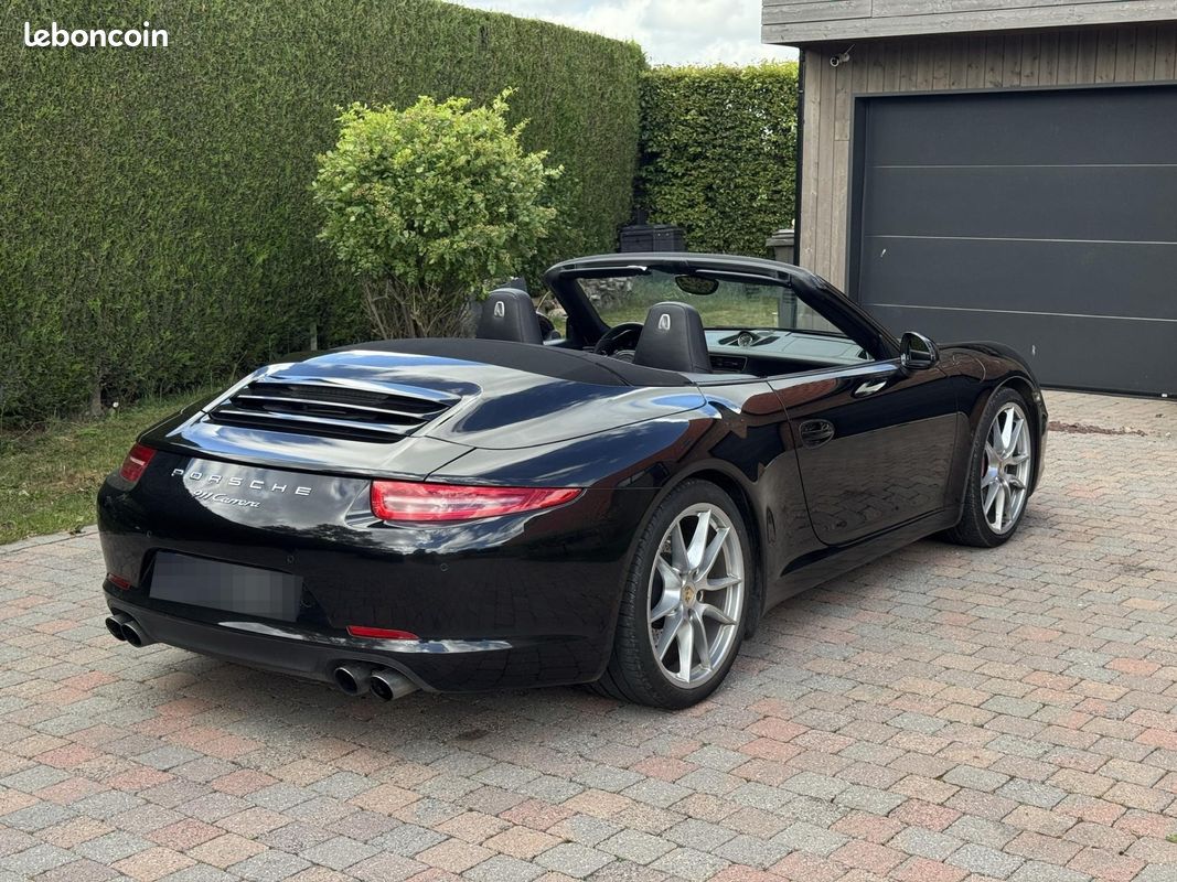 PORSCHE 911 991.1 Carrera Cabriolet - Immat FR - Chrono - Sport & Sport Plus - Suivi Porsche - Echappement Sport (image 3)