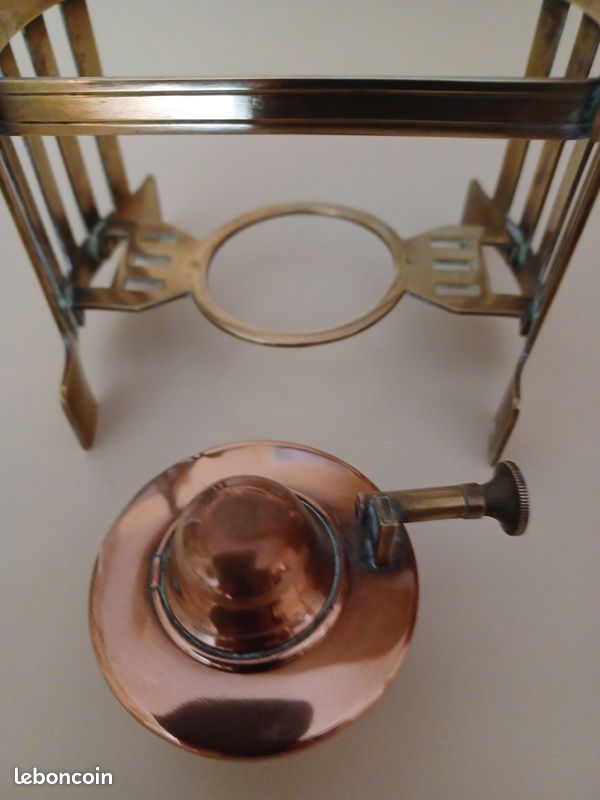 Bouilloire cuivre avec réchaud (image 4)