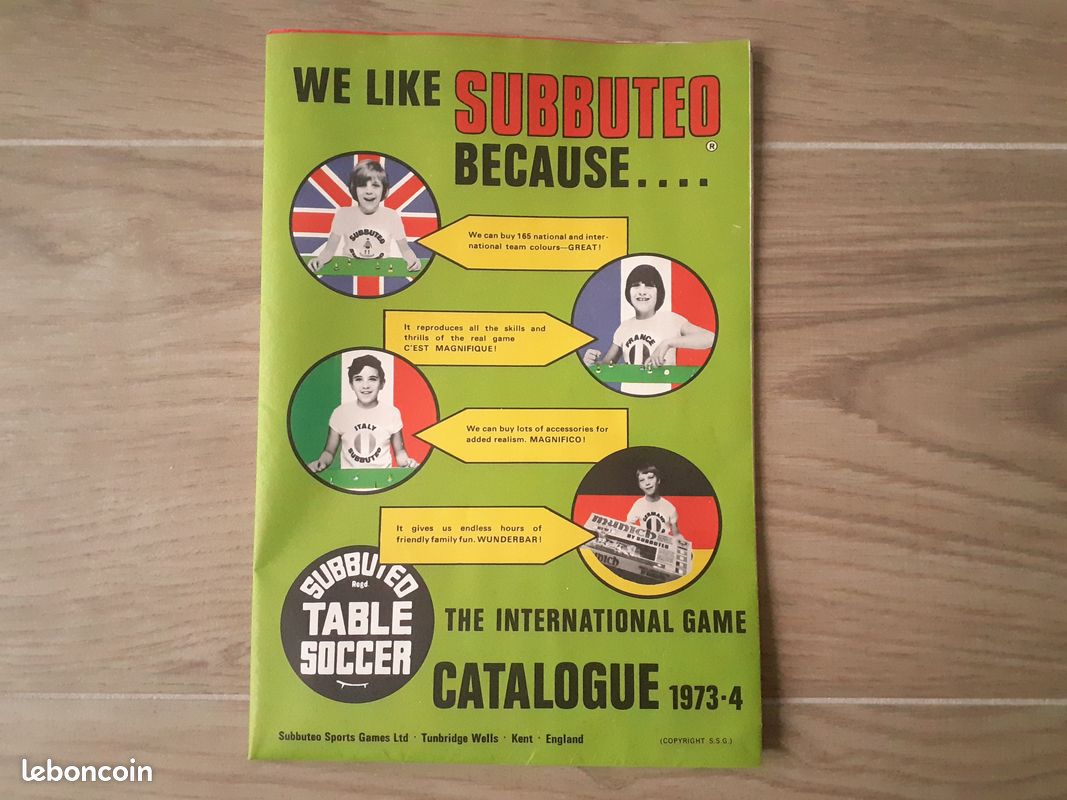 Jeu De Société Subbuteo Inter Clubs - Années 70 - Occasion