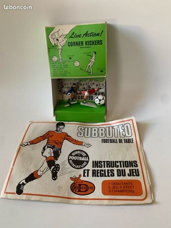 Jeu subbuteo football - jeu officiel fff