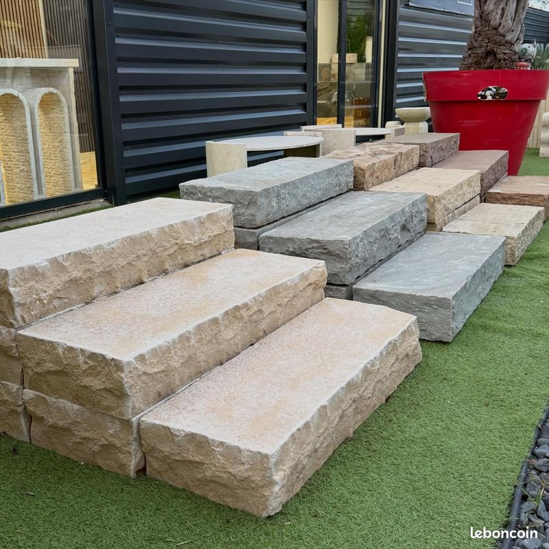 🧱 Bloc Marche Pierre Naturelle Égypte Extérieur Prix Direct (image 1)