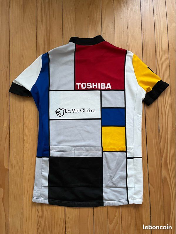 Maillot La Vie Claire Cycliste Rétro Vintage Coffret Cadeau Tour France