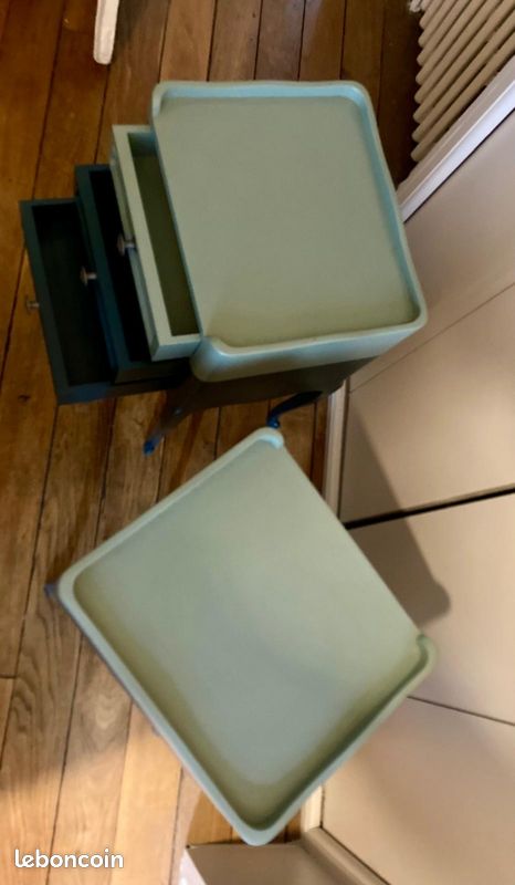 2 petits meubles bois vintage relookés (image 5)