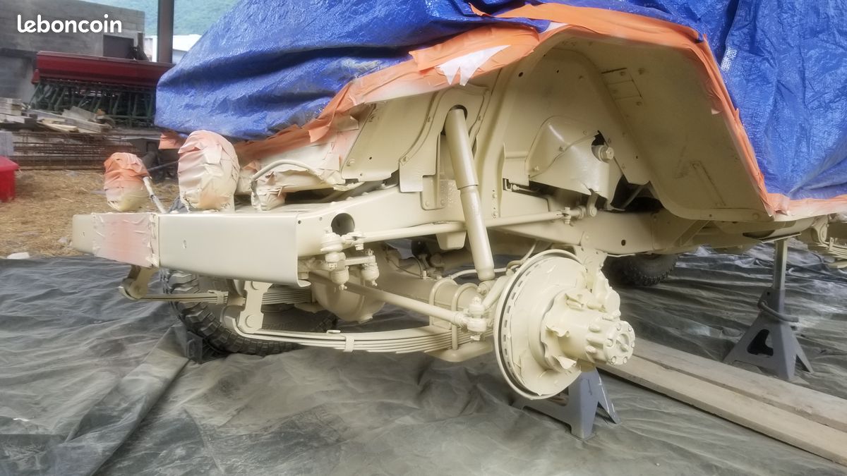 Renovation sablage peinture chassis de 4x4 (image 2)