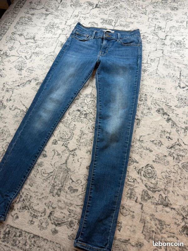 Jean Lévis Bleu Supper Skinny W28 L30 FR38 Femme #0032 (image 4)