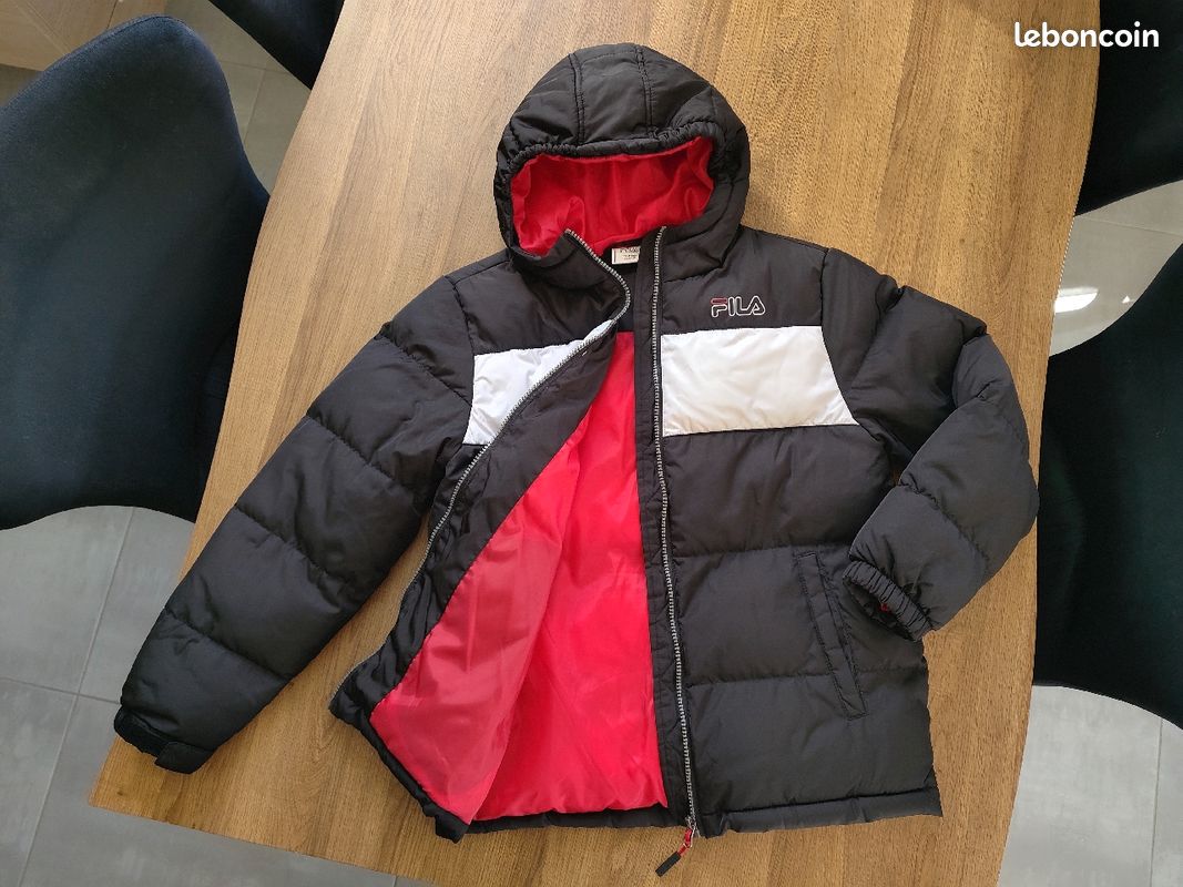 Doudoune Emory Doudoune Fila Bleu Blanc Rouge Veste Doudoune Fila